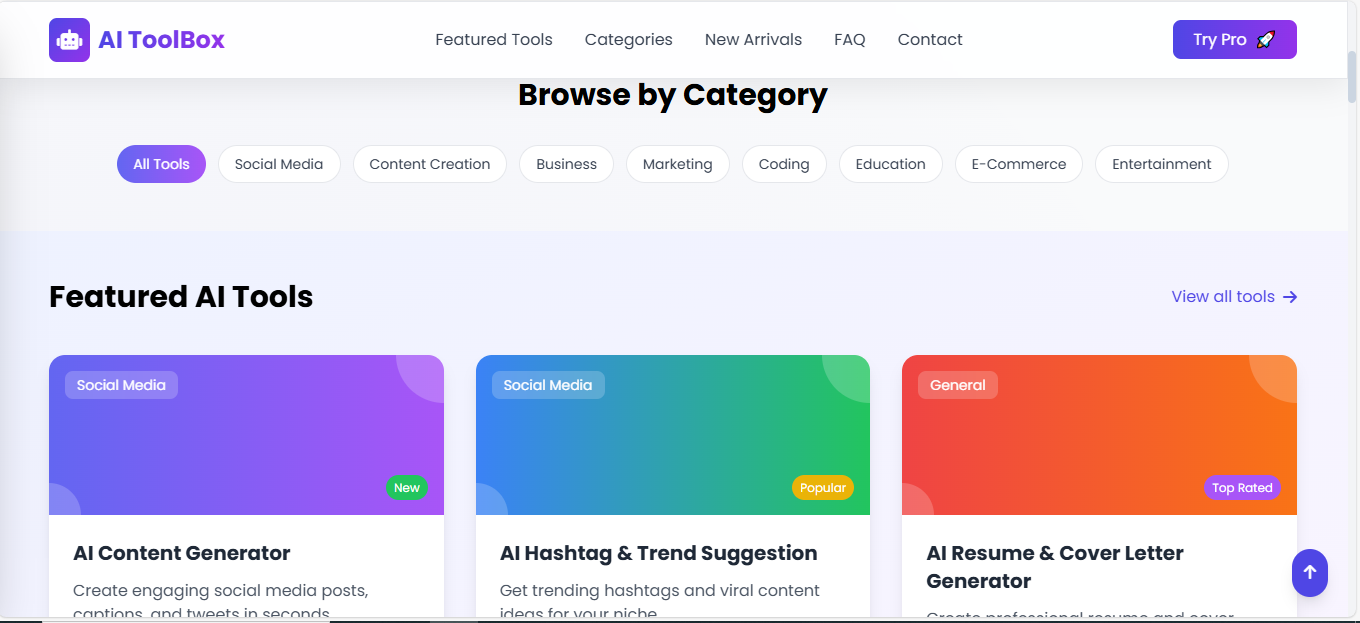 AI Toolbox Preview